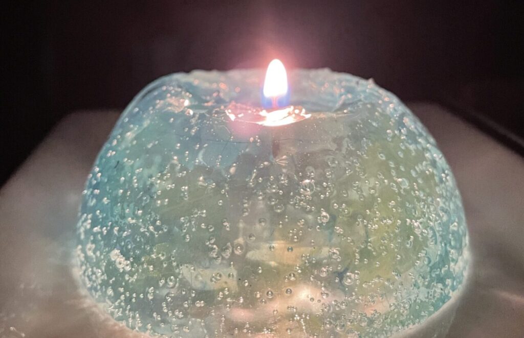 □ 気泡でキラキラ・・・ | KIRAN Candle